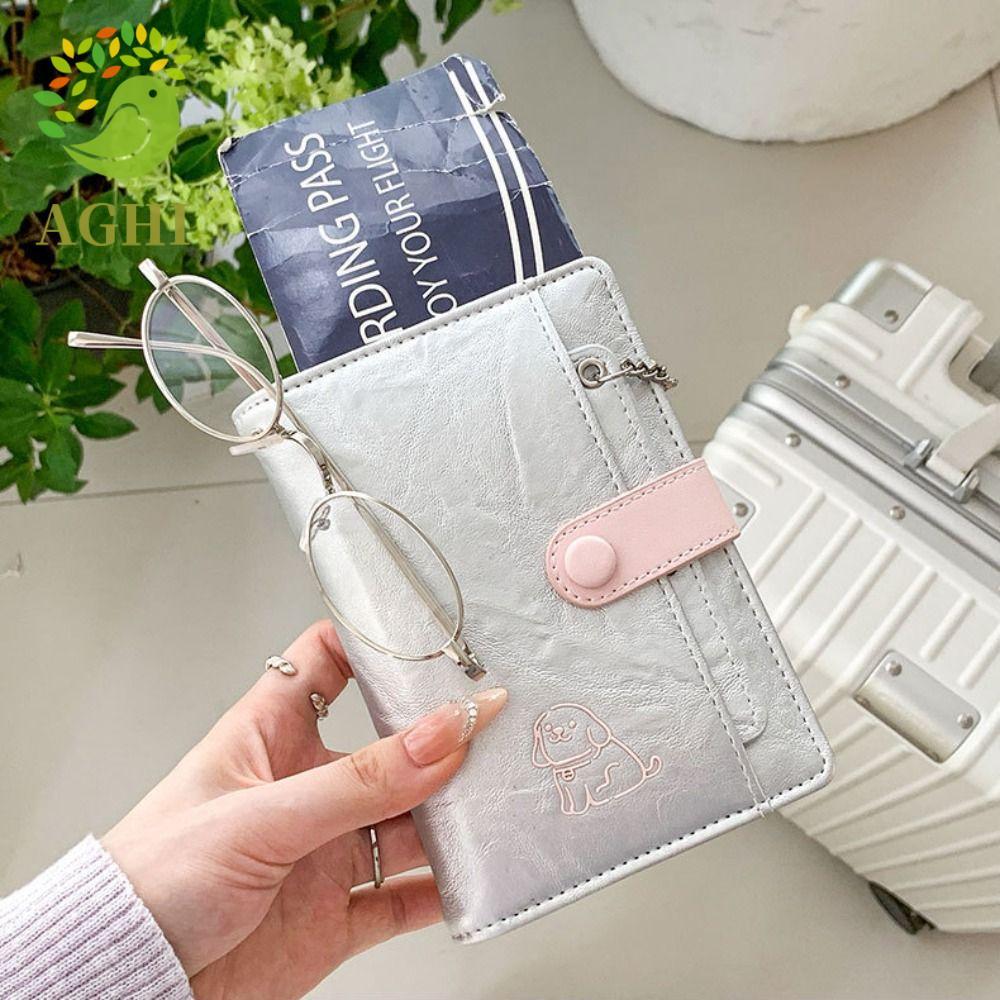 Túi đựng hộ chiếu PU BLAZELINK, Ví đựng thẻ Ví du lịch, Máy bay sáng tạo Check-in Vỏ hộ chiếu Giá đỡ