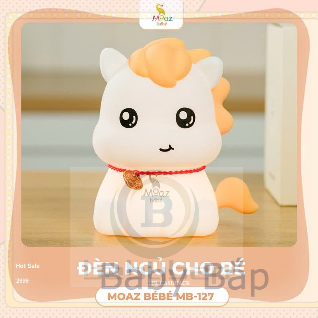 Đèn Ngủ Cho Bé Moaz Bébé Mb-127 Shop Babybap