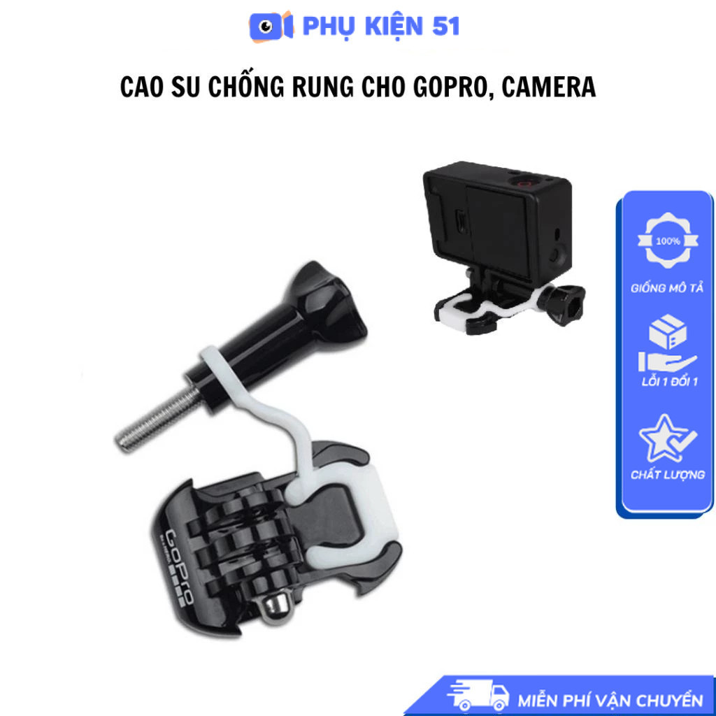 Cao su gài chân mount gíup chống rung camera gopro actioncam - cao su chống rung