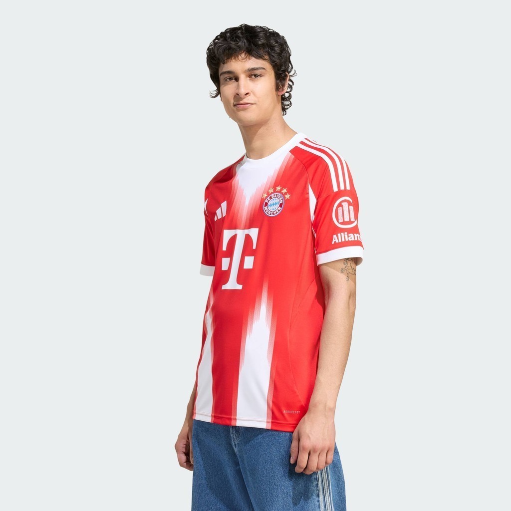 adidas Football FC Bayern 25/26 Home Jersey Men Red JJ2137