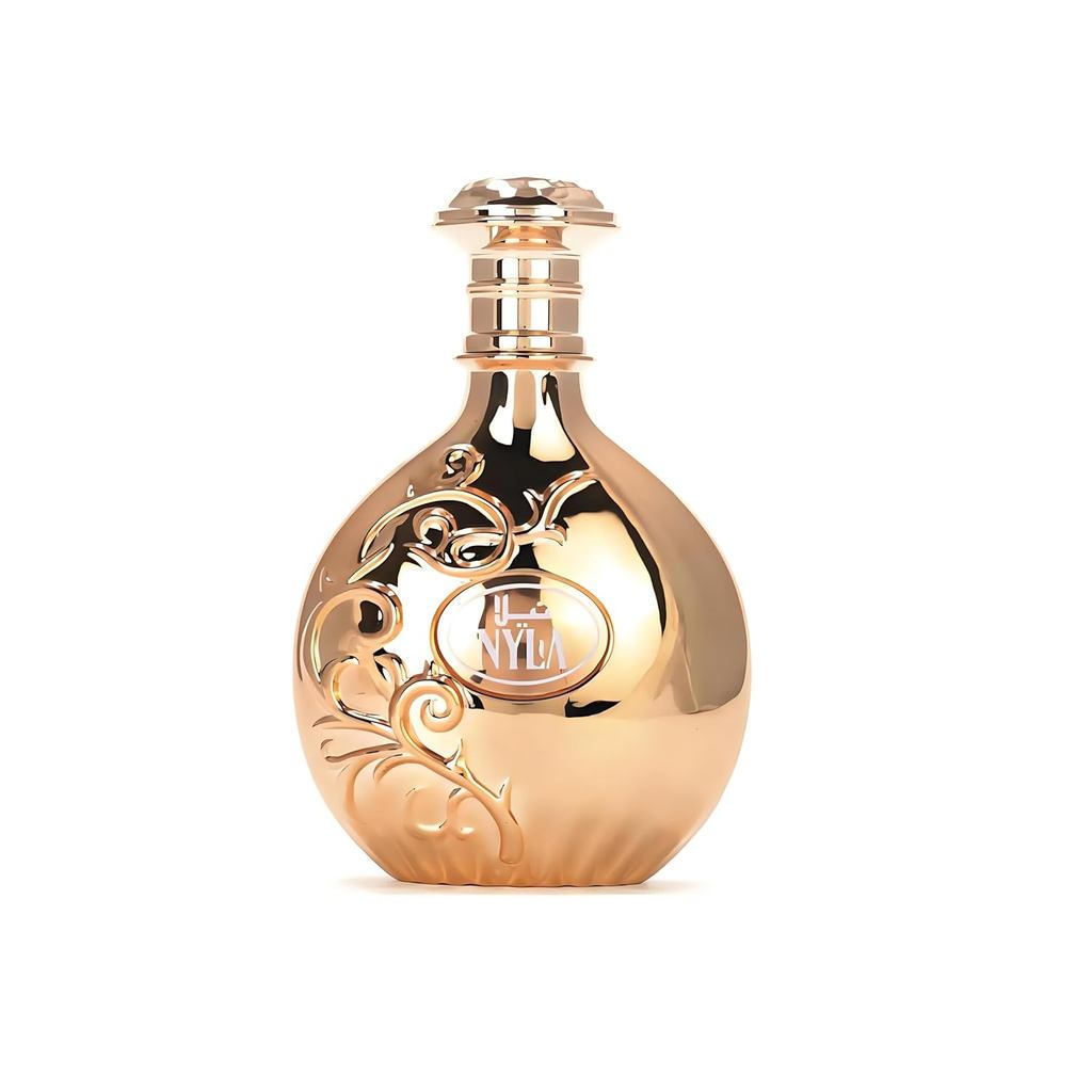 Nước hoa NylaLuxury dành cho nữ, NylaLuxury, thân chai vàng, hương thơm lâu trôi, 2.7Ounce / 80Ml