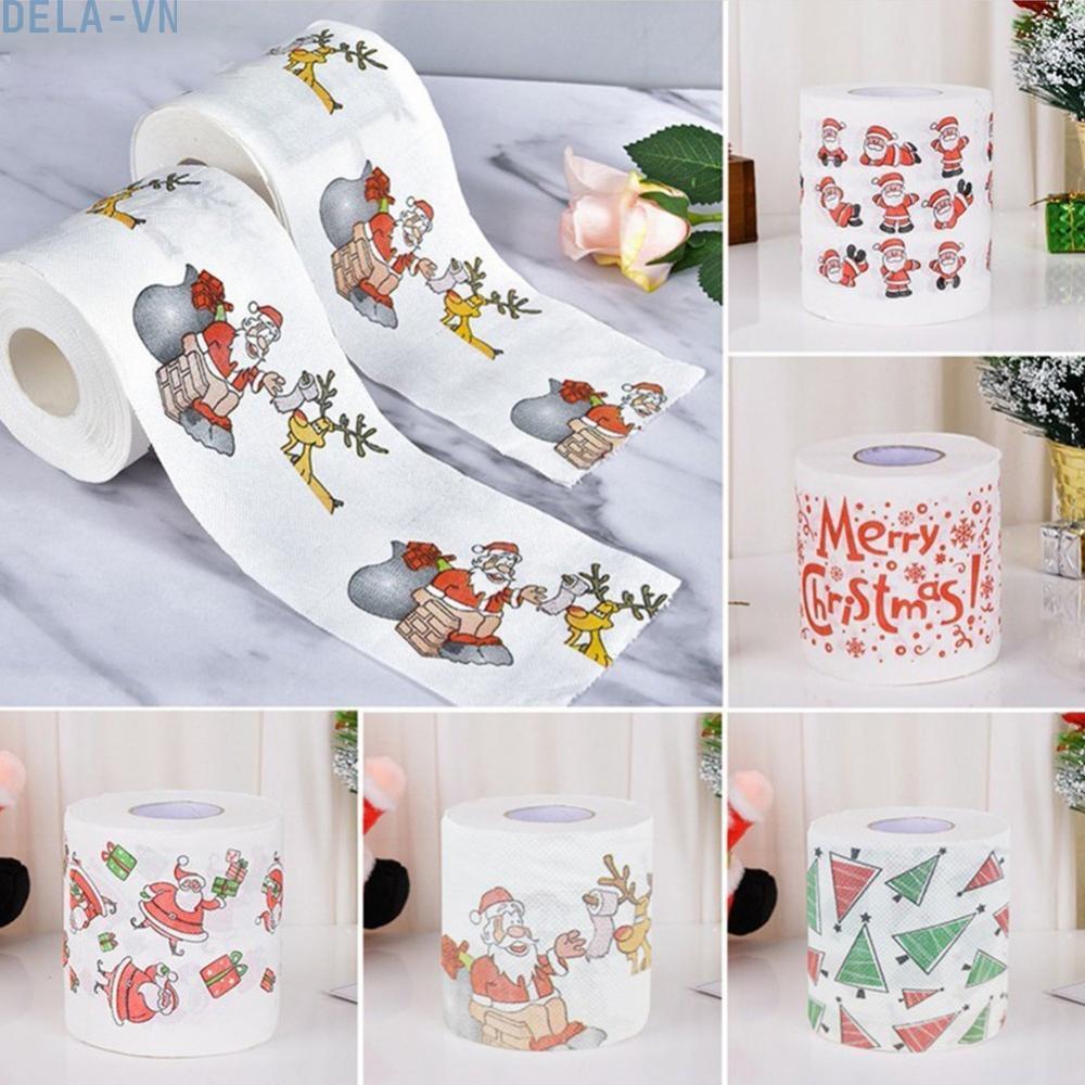 Whimsical Christmas Themed Toilet Paper Roll for Joyful Bathroom Decor#DELA