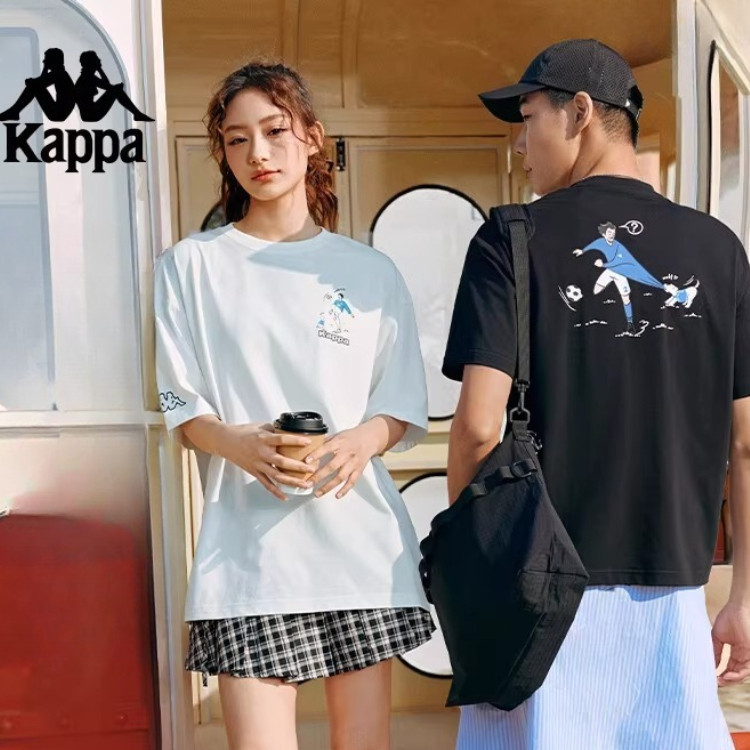 Kappa Áo Thun Thể Thao Nam Nữ - 100% Cotton Cao Cấp