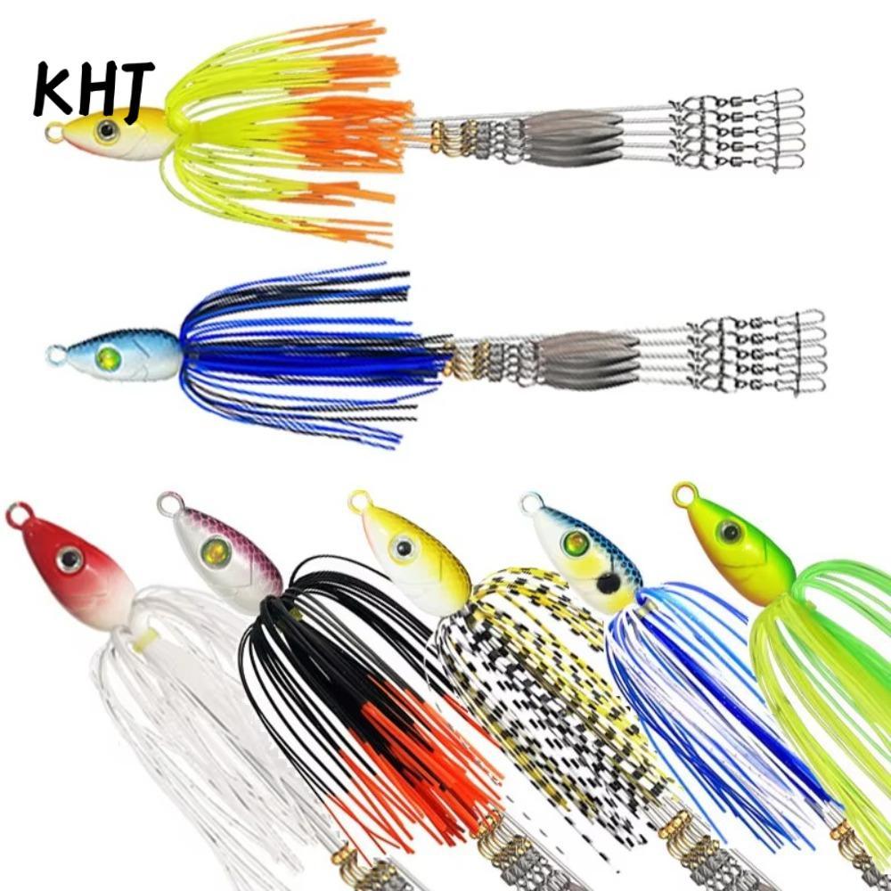 KHJ Soft Swimbait, Spinner Umbrella Alabama Rig Mồi Câu Cá, 2025 Bơi Tấn Công Nhóm Jigging Biển Mồi 