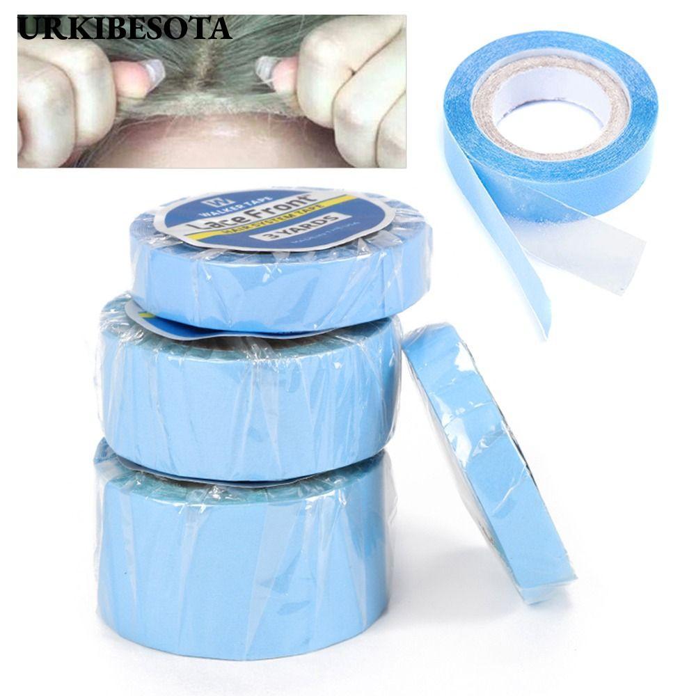 URKIBESOTA 3Yards / Cuộn Ren Mặt Trước Keo, Băng Tóc Giả Chống Thấm Nước Hai Mặt, Băng Keo Hệ Thống 