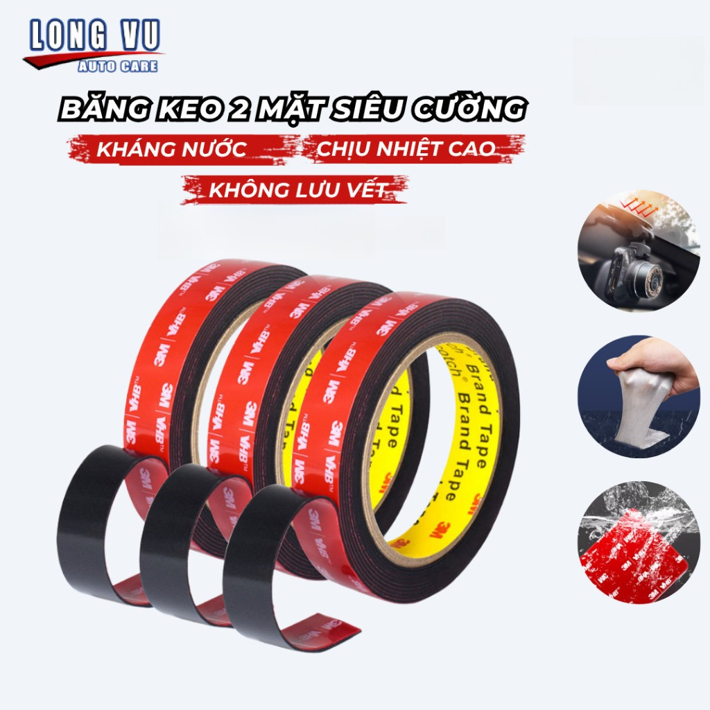 Băng Keo Cường Lực  2 Mặt Siêu Dính 3M VHB 5952