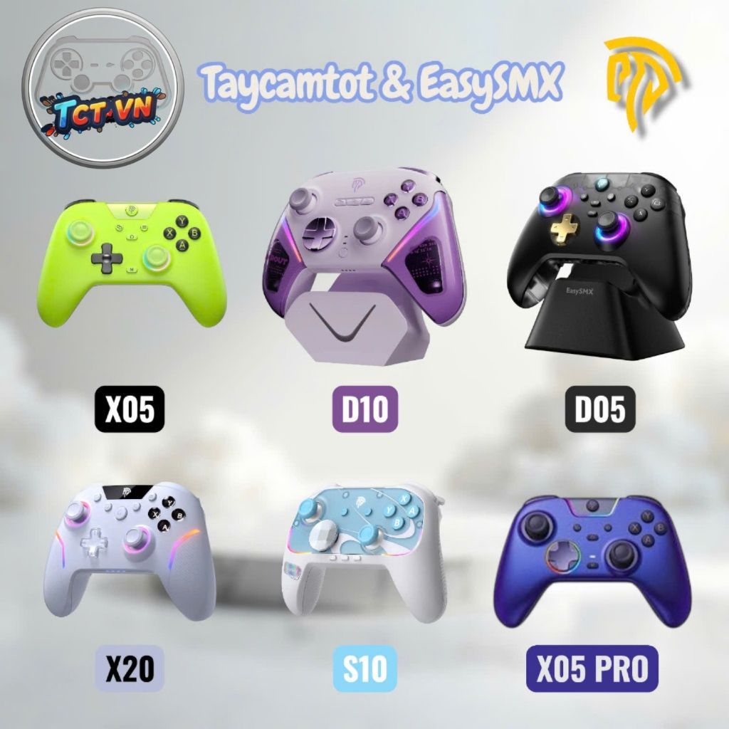 Khám phá tay cầm chơi game EasySMX: X05, X05 PRO, D05, X20, D10 - Giải pháp hoàn hảo cho gamer