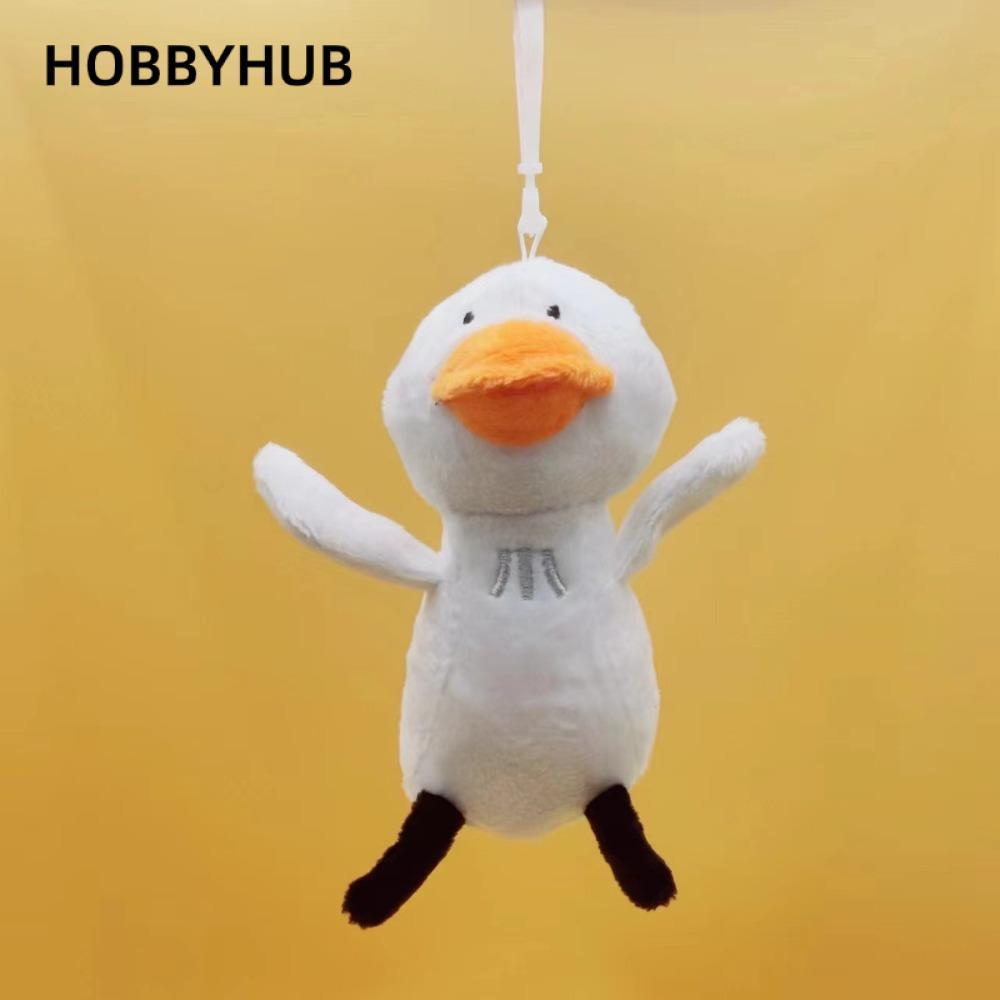 Móc khóa búp bê vịt HOBBYHUB, Móc khóa đồ chơi lông ngỗng hoạt hình, Túi đựng phụ kiện ô tô hình con