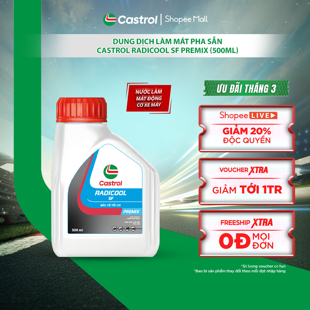 Dung dịch làm mát pha sẵn Castrol RADICOOL SF PREMIX (500ml)