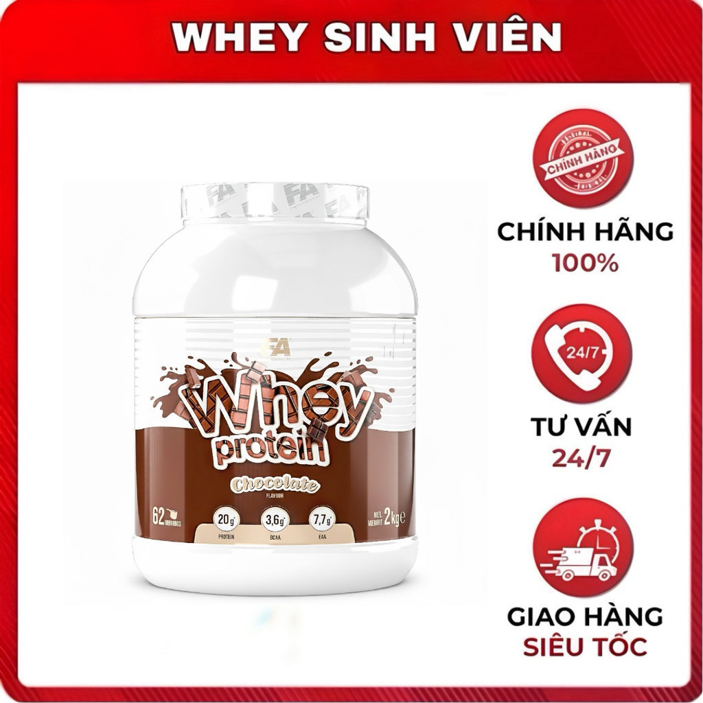 FA Whey Protein Blend 62 Servings – Bột bổ sung dinh dưỡng tập gym, thê thao, phục hồi cơ -  Whey Si