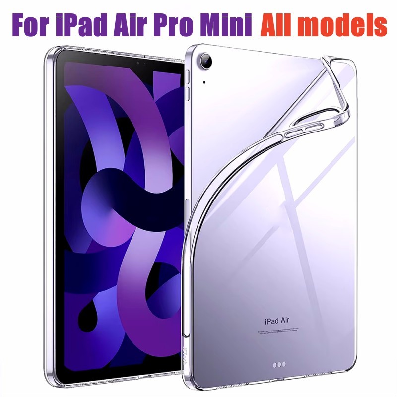 Ốp điện thoại Mềm Mỏng Trong Suốt Cho iPad Mini 5 ipad 9.7 2018 Ốp điện thoại TPU Linh Hoạt