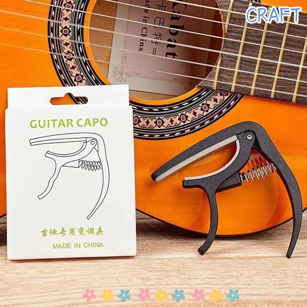 CRAFT Guitar Capo, Đàn Guitar Acoustic Di Động 6 Dây Capo, Đàn Guitar Điện Cổ Điển Đàn Guitar Chỉnh 
