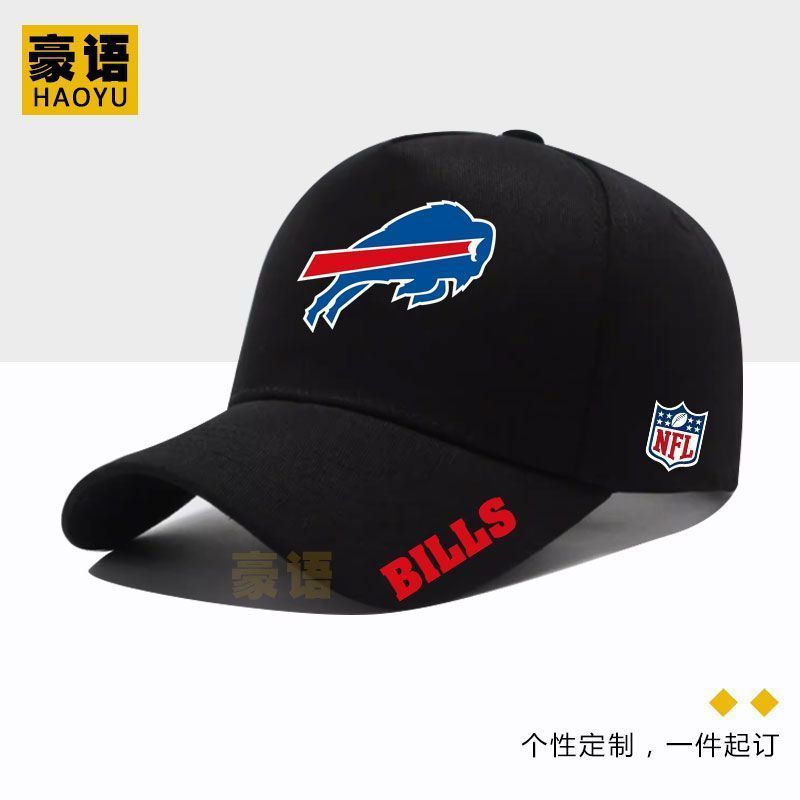 Mũ bóng chày Buffalo Bills chống nắng, unisex, dễ điều chỉnh size dành cho fan mới