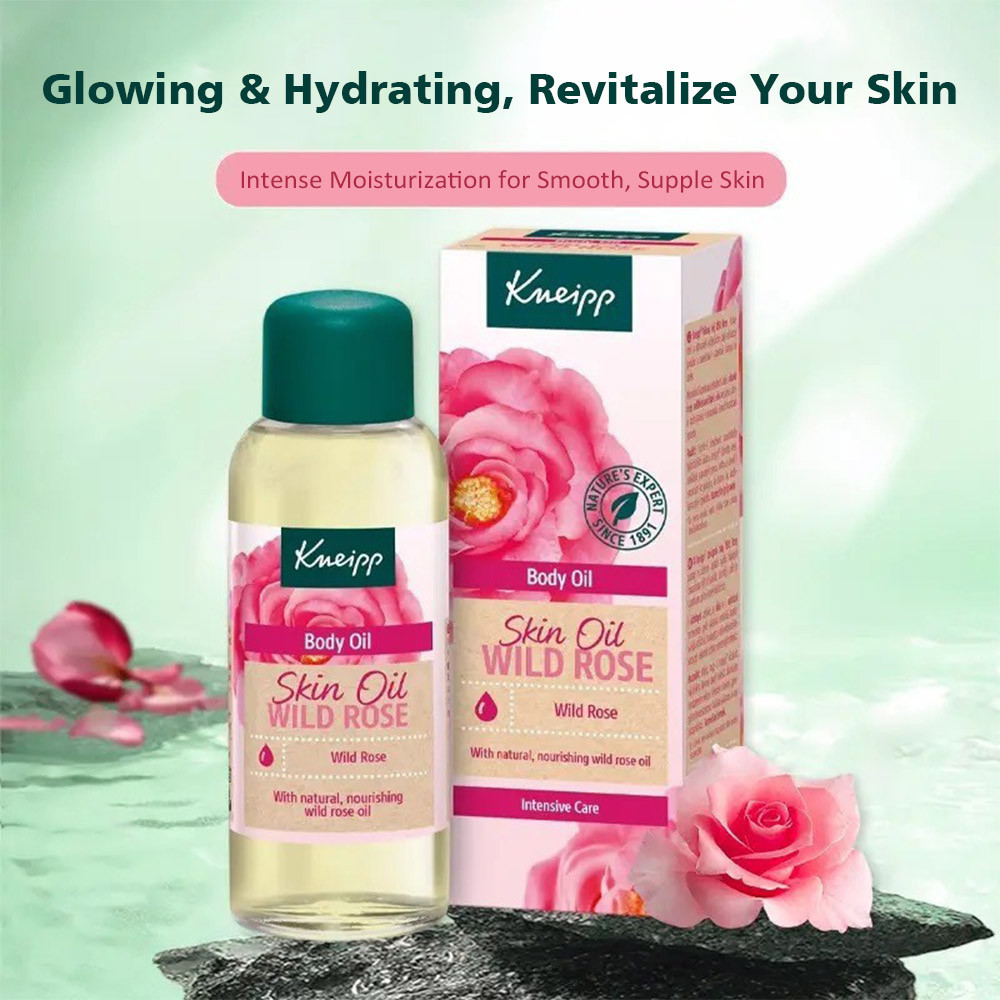 KNEIPP Ylang-Ylang Massage Oil Wild Rose Body Oil BIO REGENERATING 100ml