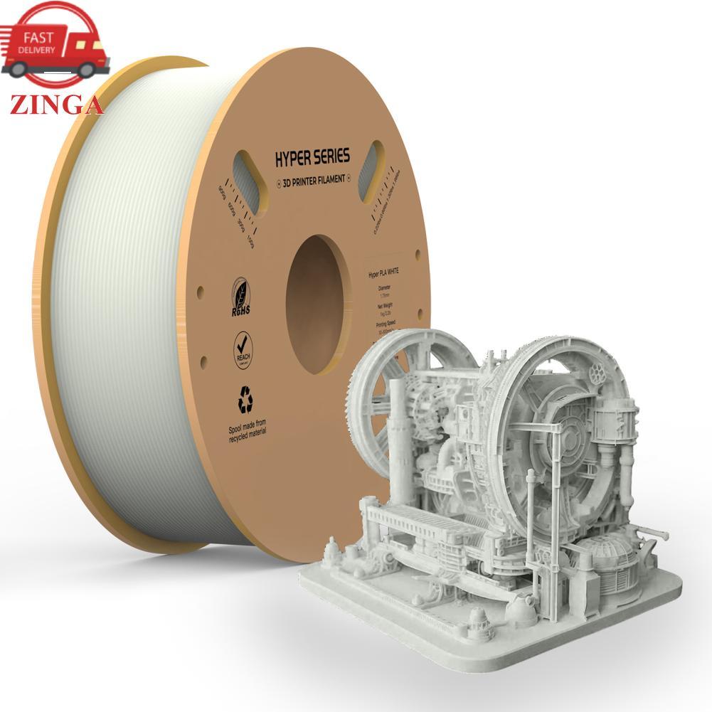 Zinga Creality Hyper PLA Filament 1,75mm Vật liệu in 3D tốc độ lưu động cao Ống đùn ổn định Kích thư