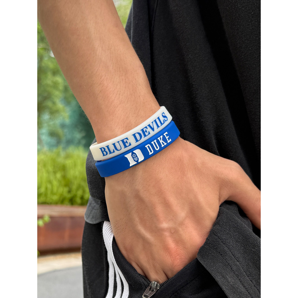 Vòng đeo tay thể thao NCAA Duke University, thiết kế độc đáo, chống thấm nước dành cho người hâm mộ