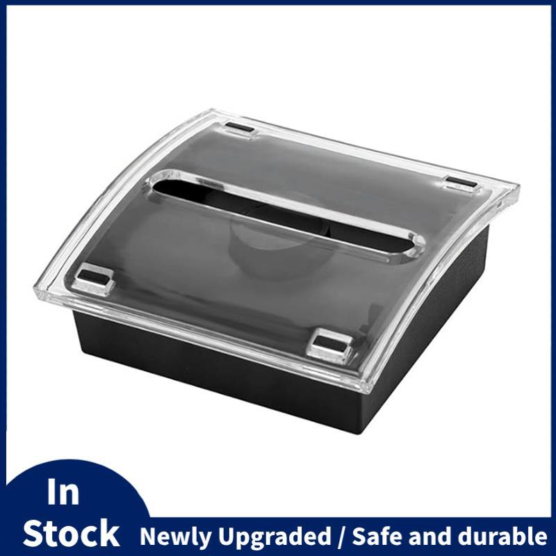 -Up Notes Dispenser Black Base Clear Top Sticky Notes Holder cho 3x3 Inch Sticky Notes Phụ kiện nhà 