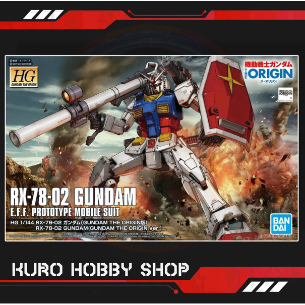 HG GTO RX-78-2 Gundam - Mô hình lắp ráp Bandai