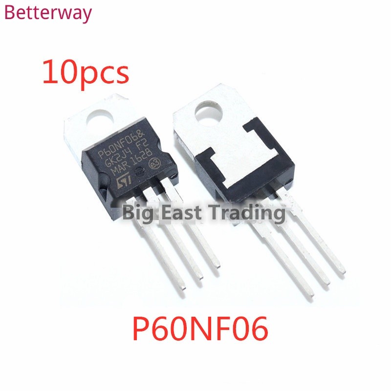 10 chiếc P60NF06 STP60NF06 mới TO-220, đảm bảo chất lượng