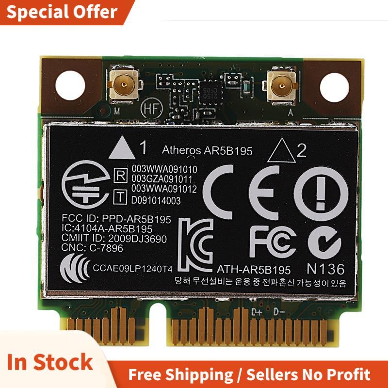 AR9285 AR5B195 150M + BT3.0 Thẻ không dây PCI-E nửa Mini SPS:593127-001 592775-001 cho 430 431 435 4