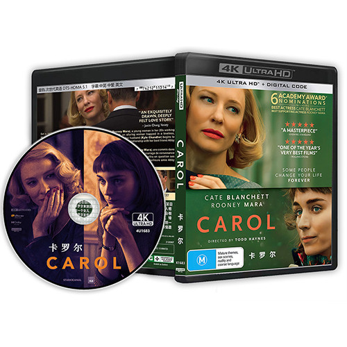 [Tiếng Anh] Blu-ray HD Movie 4K UHD 1080P Carol (4K)