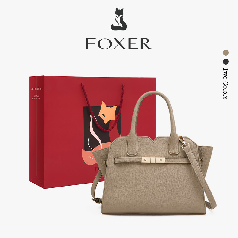 FOXER Túi xách thời trang Thiết kế Sáng tạo Túi xách nữ phong cách Hàn Quốc mới