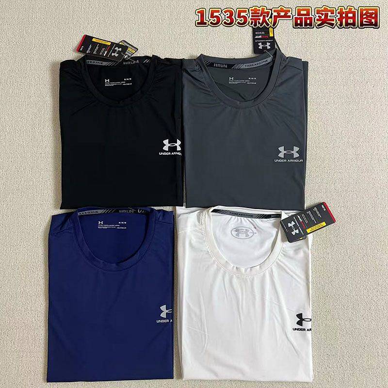 Sports Short Sleeve Quick-Drying Sports Summer Training T-shirt round Neck Running Workout T-shirt T