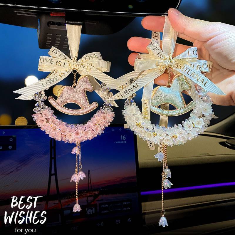 Horse Year National Style Automobile Hanging Ornament New Year Imitation Song Dynasty Brocade Pony C
