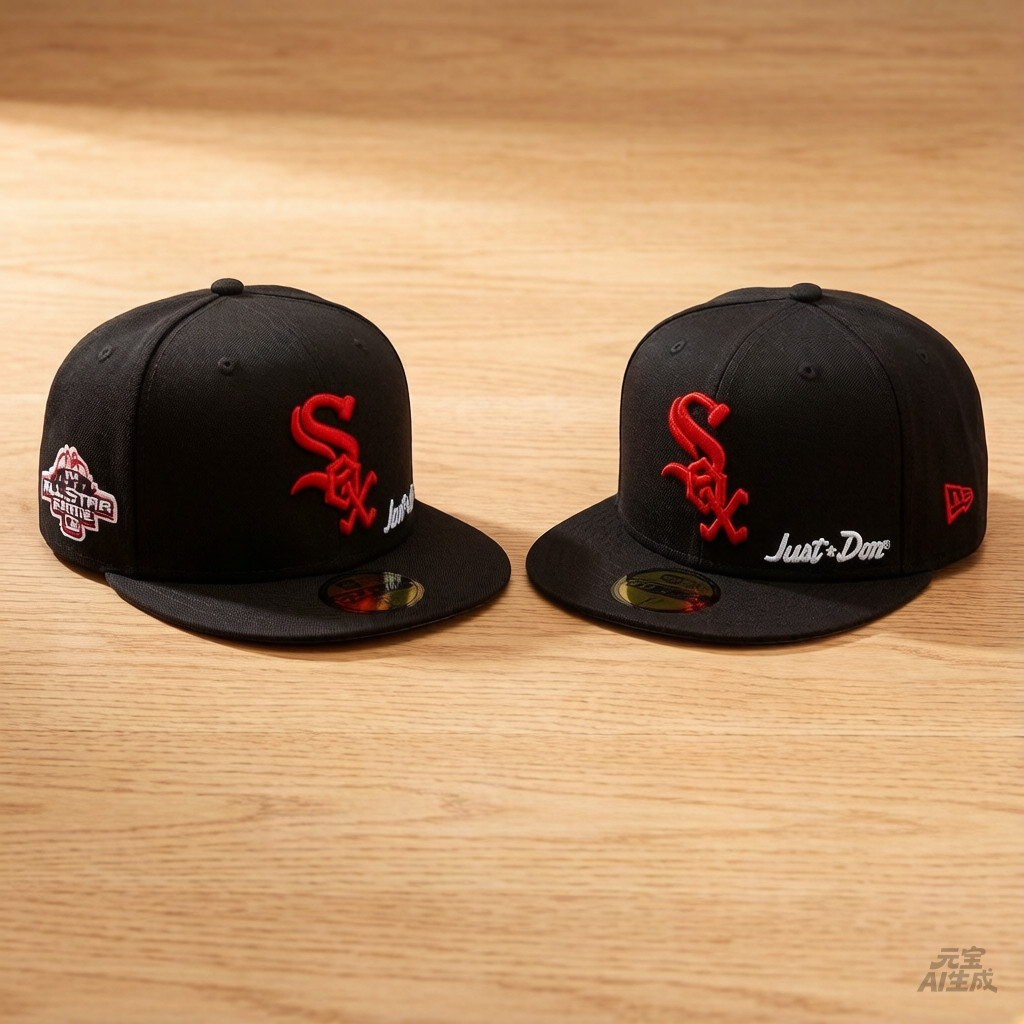 Nam mũ 59FIFTY Chicago White Sox và Just Don màu đen