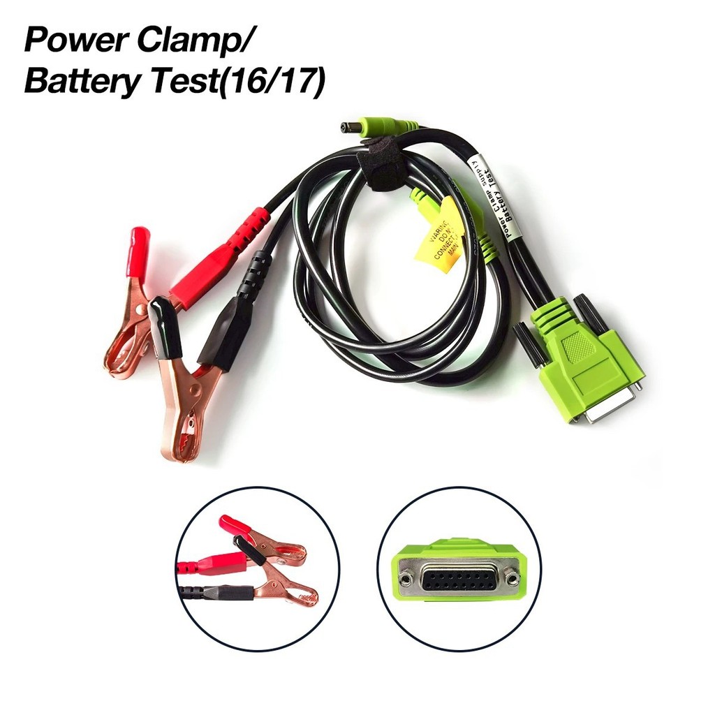 Chẩn đoán xe máy MOTO-16 / 17 Thích hợp cho M100 / M100 PRO Kẹp nguồn Pin thử nghiệm chì