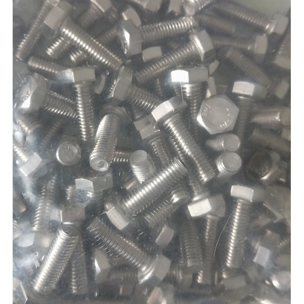 Bu Lông Inox 201 M8x25 – Bulong Lục Giác Inox Chống Gỉ