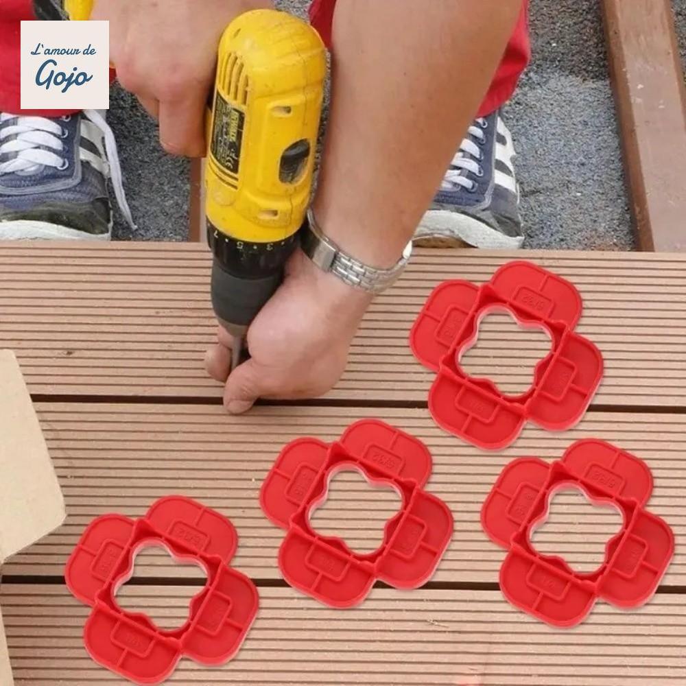 GOJO 12 Miếng đệm sàn, Miếng đệm sàn gỗ phụ trợ chính xác 4 độ dày, Dụng cụ sàn định vị Kẹp miếng đệ