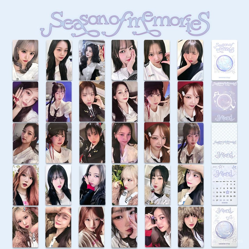 GFRIEND Tổ Hợp10th Anniversary Thẻ nhỏ Season of Memories Thẻ ưu đãi đặc biệt ngoại vi
