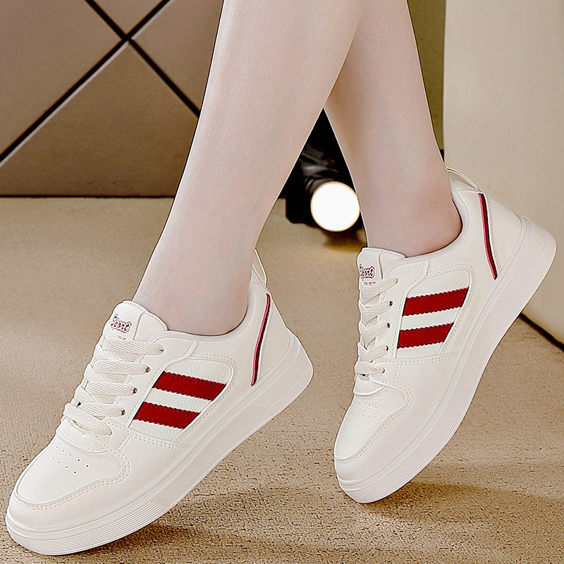 Giày Nữ Thời Trang, Giày Đế Mềm Cover-Foot Trắng Giày Thể Thao Sinh Viên Hợp Thời Trang