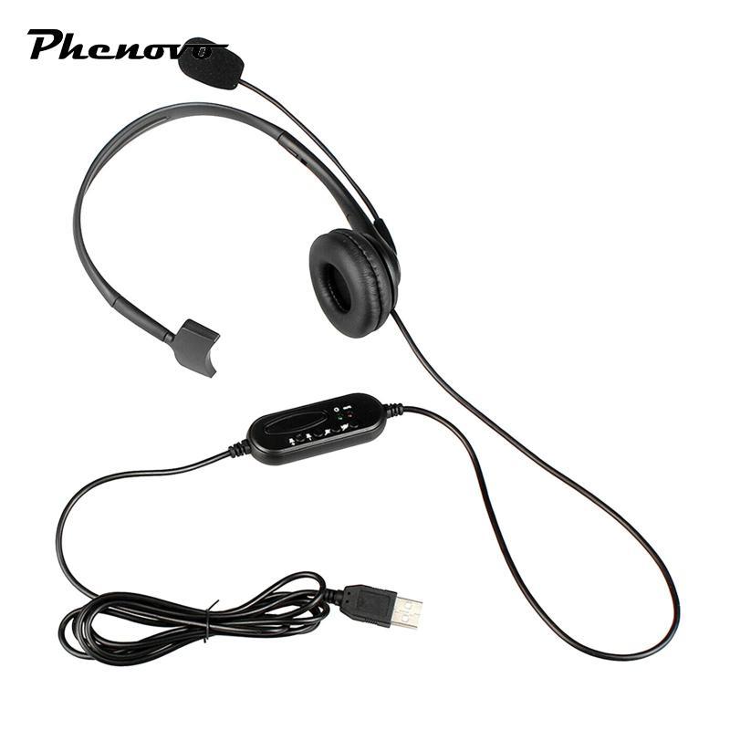 Tai Nghe Văn Phòng Nhẹ 2.5 Mm USB Tai Nghe Máy Tính Giảm Tiếng Ồn PC Chơi Game Tai Nghe Tai Nghe Cho