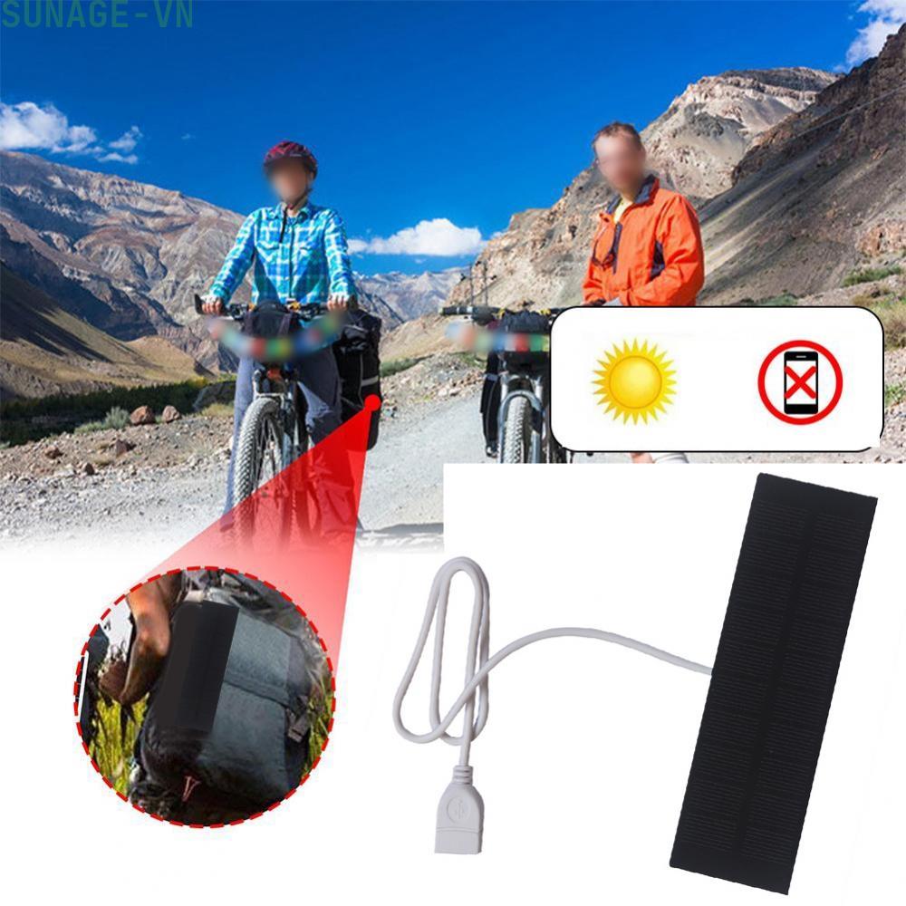 【SUNAGE】Compact 2W 5V Solar Panel Charger USB Port for Garden Lighting and Small Devices【HOT Fashion