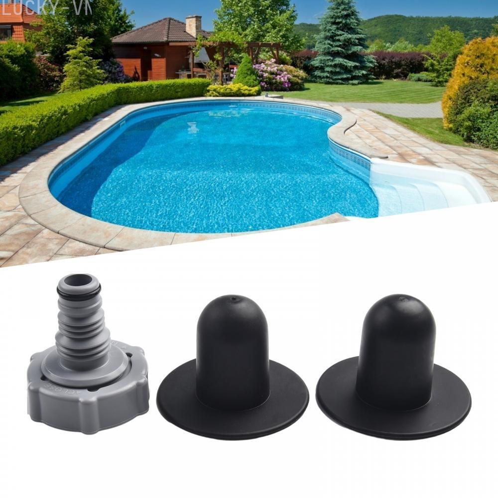 Convenient Replacement Drain Valve in Black for Pool For draining P6H1419 (32mm)