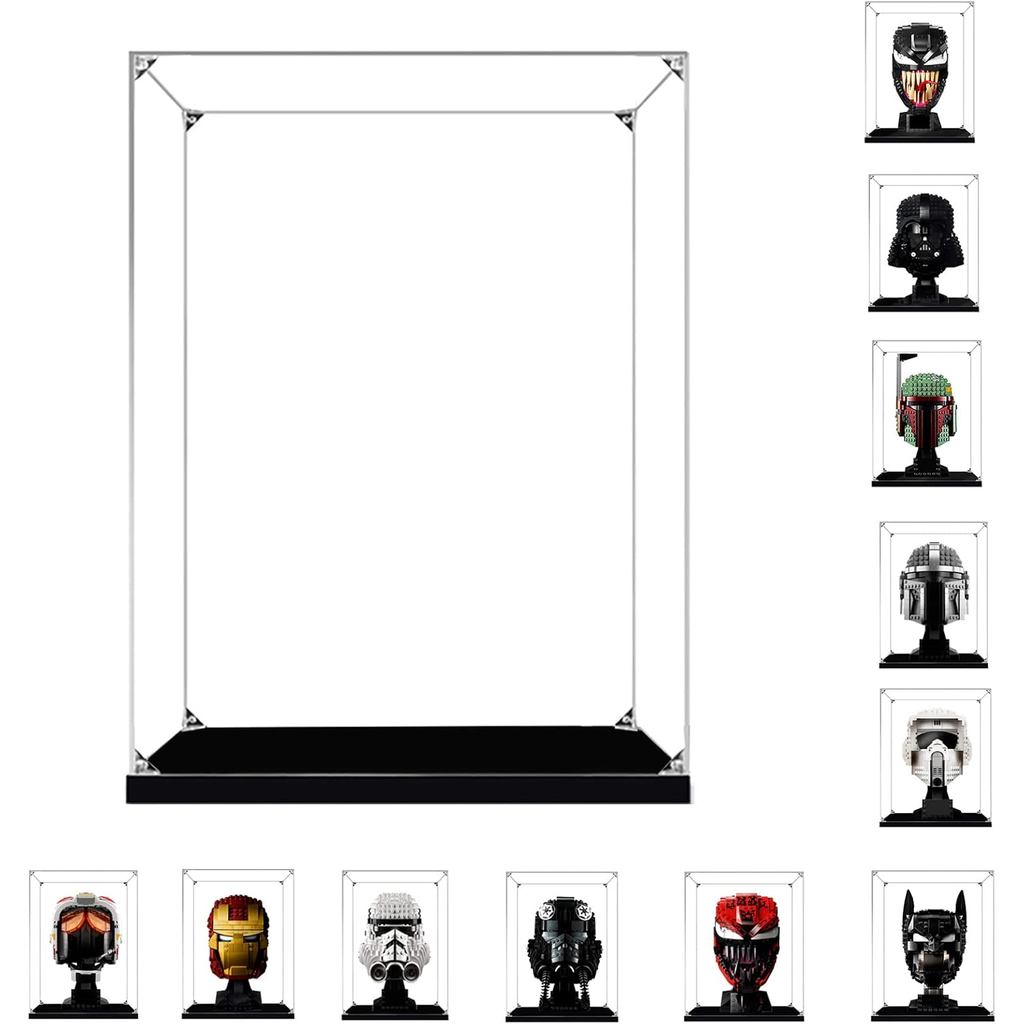 Vỏ trưng bày mũ bảo hiểm cho mũ bảo hiểm Lego 75304 75328 75277 76165 75276 75305 73549 75350 75351,