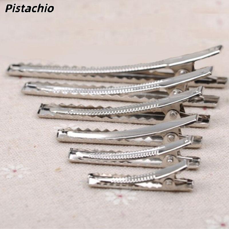 [Vwc] 50 cái kẹp tóc Cá Sấu kim loại KẹP Răng Cá Sấu kẹp tự làm [VN]