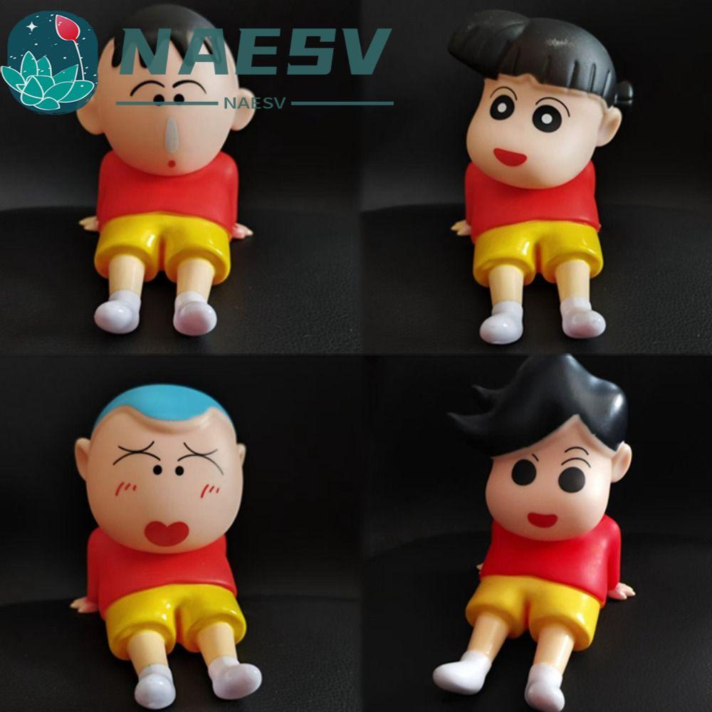 NAESV Crayon Shin-Chan Giá đỡ điện thoại, Shinnosuke Nohara PVC Doll Crayon Shin-Chan Hình, Giá đỡ đ
