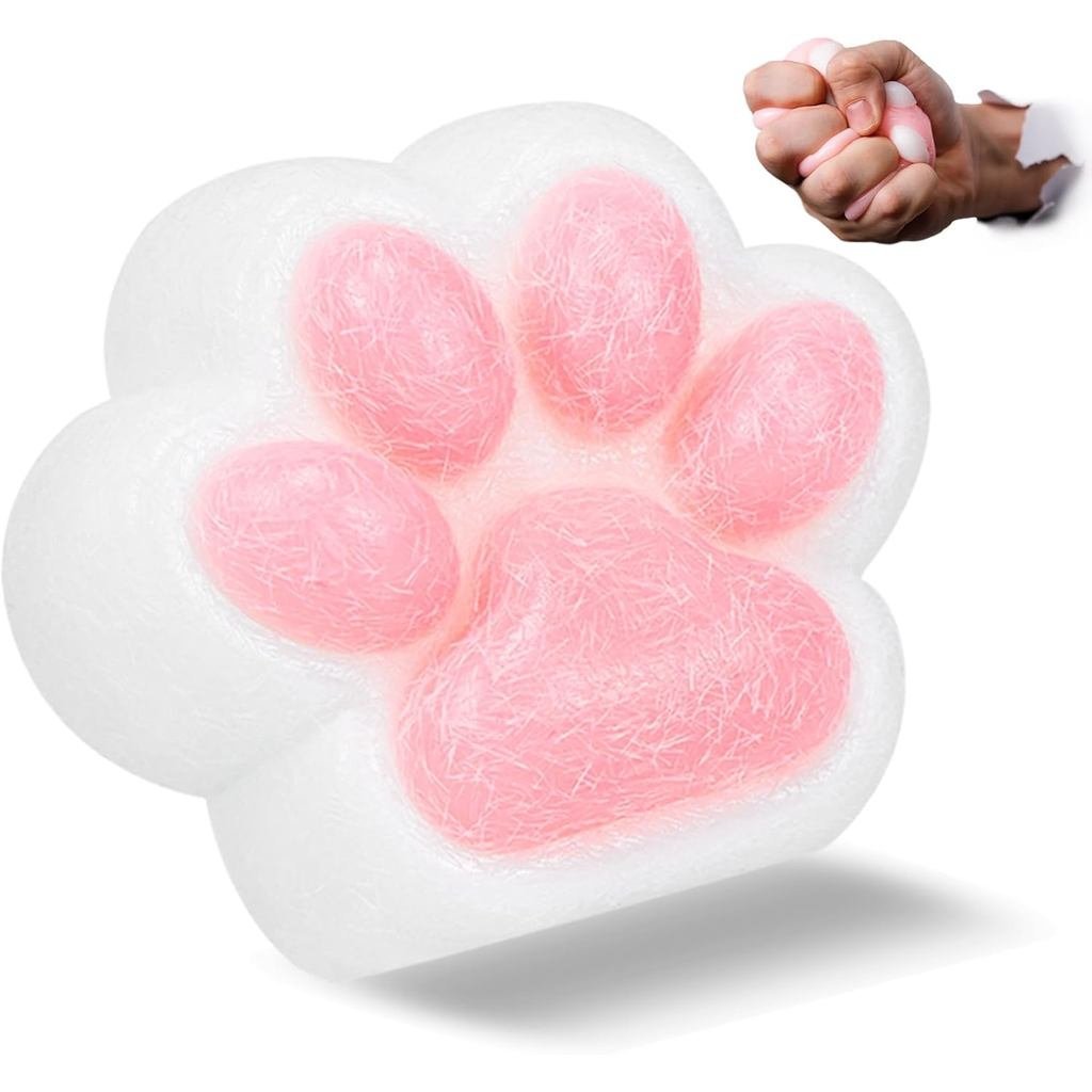Taba Squishy Cat Paw Toy Handmade, Kawaii FuFu Squishies dễ thương, Sticky Squishy Pinch Fmily, Jell