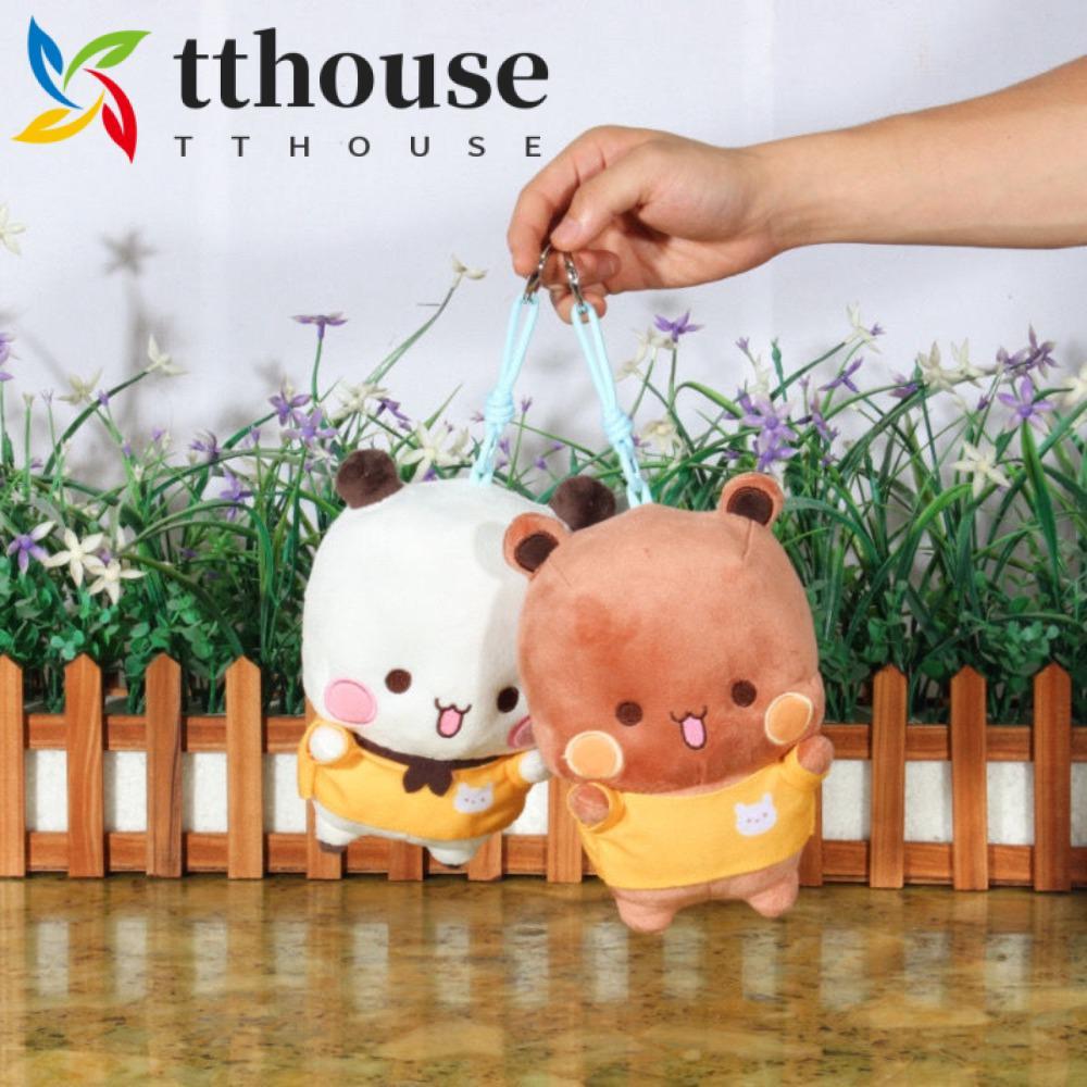 Búp bê nhồi bông TTHOUSE Bubu và Dudu Panda, Búp bê nhồi bông Kawaii mềm mại Bubu và Dudu, Búp bê gấ