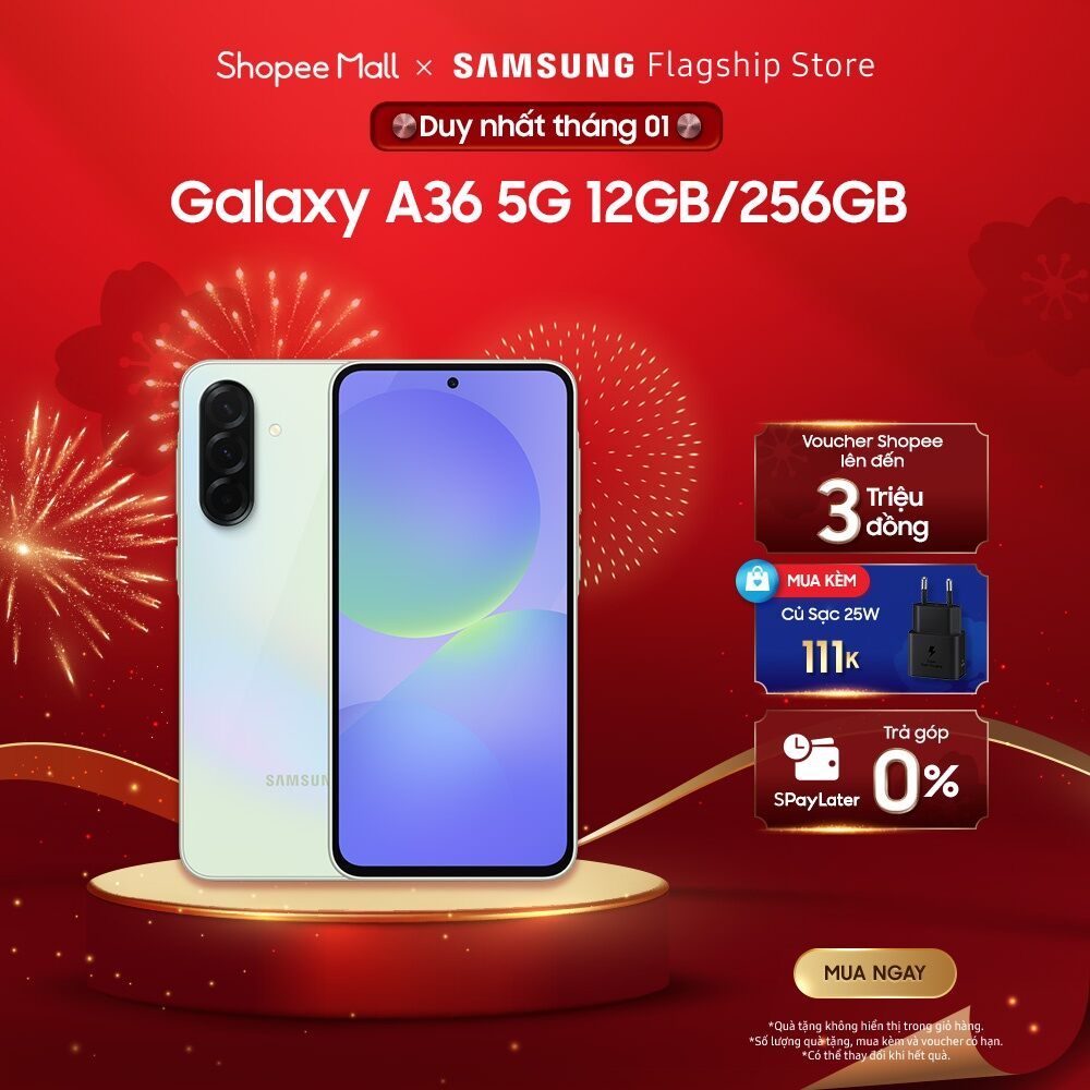 Điện thoại Samsung Galaxy A36 5G 12GB/256GB