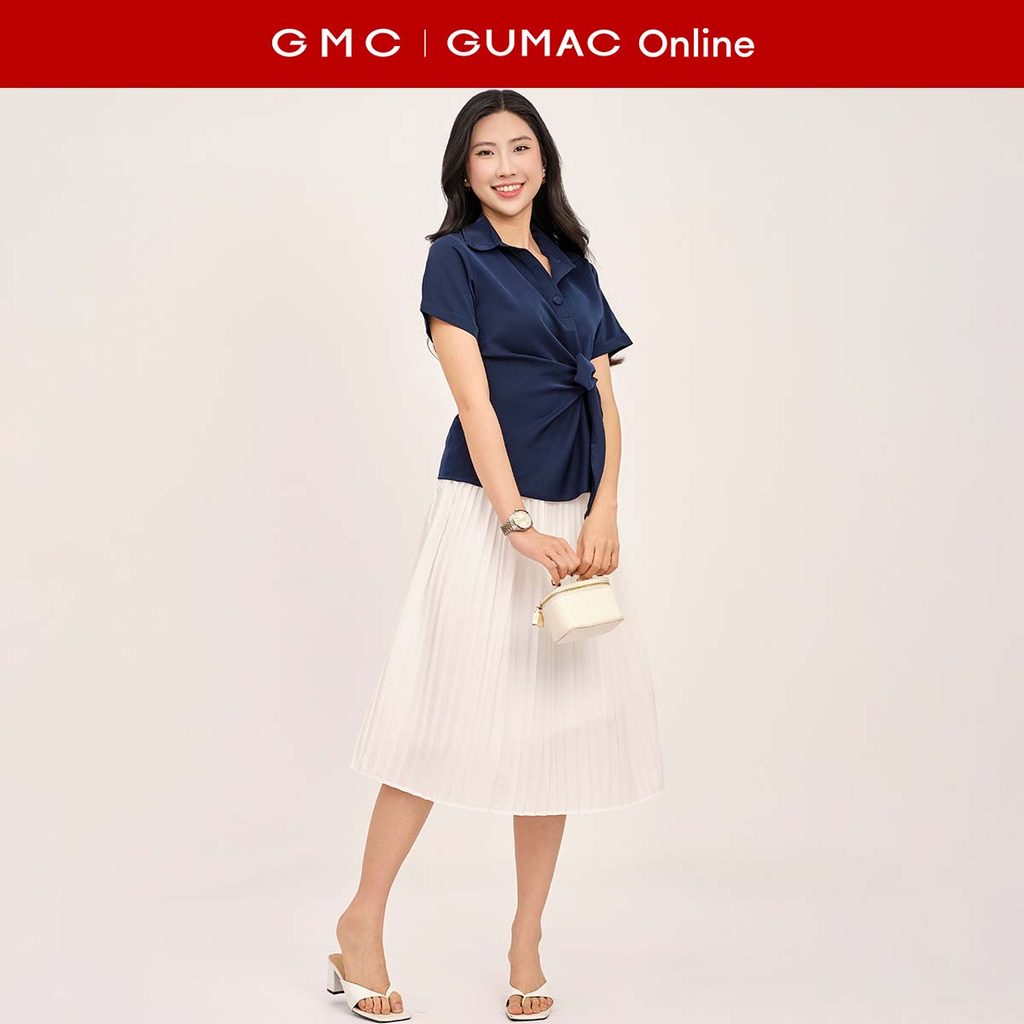 [MUA 2 GIẢM 25K] Chân váy nữ dập ly thời trang GUMAC LVE1257