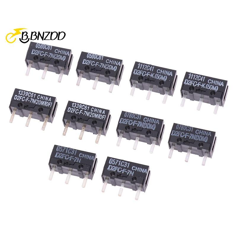 [BBNZDD] 2 Chiếc Chuột Micro Switch D2FC-F-7N 10M 20M D2FC-F-K (50M) -RZ D2F D2F-01 D2F-01F D2F-L D2