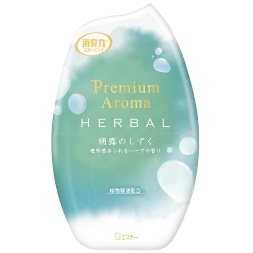 Deodorizing Power Premium Aroma Room Deodorizer Herbal Morning Dew Drops (A transparent herbal fragr