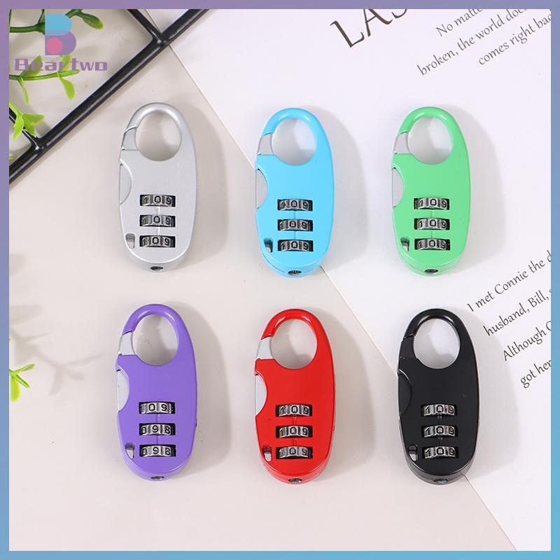 < beartwo > 3 Chữ Số Mật Khẩu Lo Ký Túc Xá Tủ Lo Bapa Dây Kéo Lo Hành Lý Padlo Di Động Mã Lo Mới