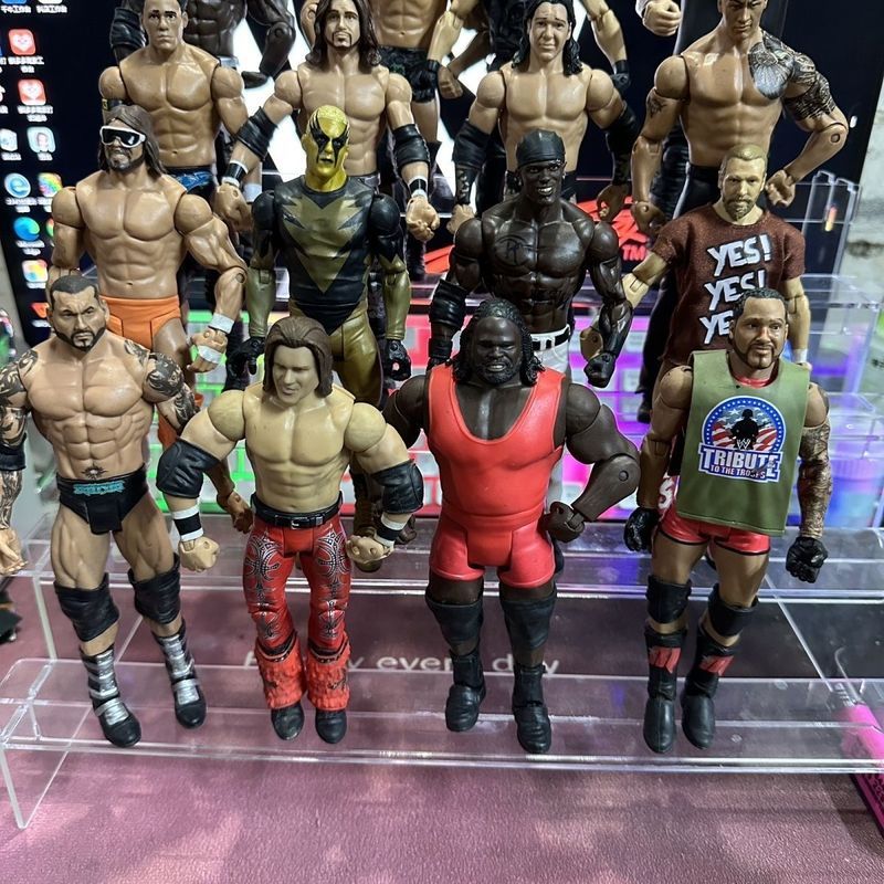 Hình búp bê Morrison Hình WWE Số lượng lớn Mark Henry Wrestler Mattel Mattel Mattel