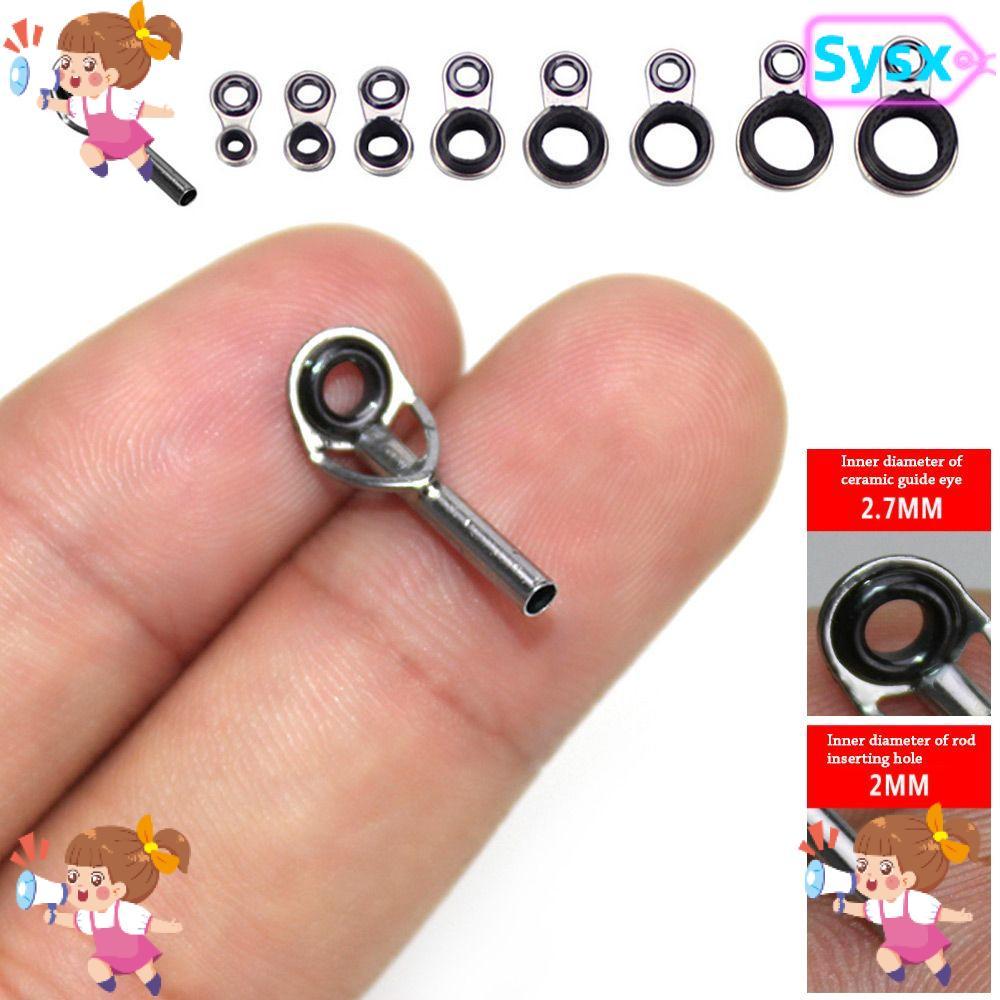 SYSX Eye Ceramic Ring Oval O Ring Bộ dụng cụ sửa chữa đầu bằng thép không gỉ