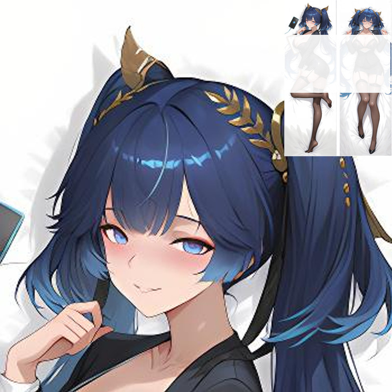 Wuthering Waves IUNO Anime Dakimakura Vỏ Gối DIY Cá Tính In Hai Mặt Vỏ Gối